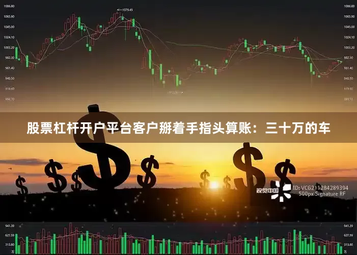 股票杠杆开户平台客户掰着手指头算账：三十万的车